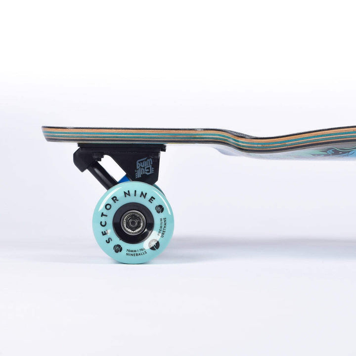 Sector 9 Fault Line Feast 9.75 x 39.5 Complete Drop Thru Longboard