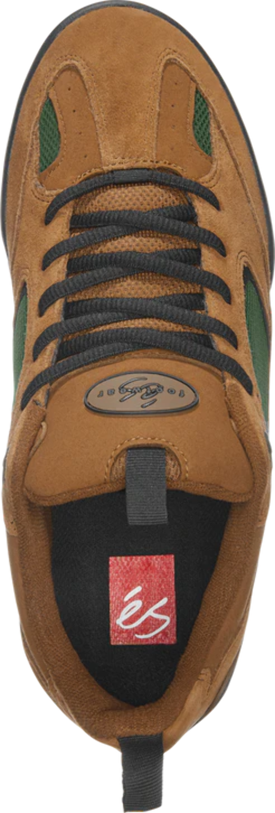 eS QUATTRO (Brown/Green) Skate Shoes