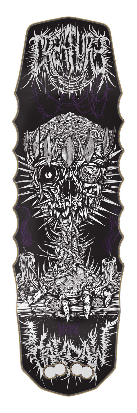 Creature Hitz Haksaw Grande 9.5" Skateboard Deck