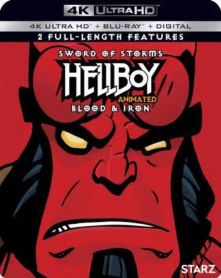 Hellboy Animated Sword of Storms + Blood and Iron [4K ULTRA HD BLU-RAY + DOWNLOA