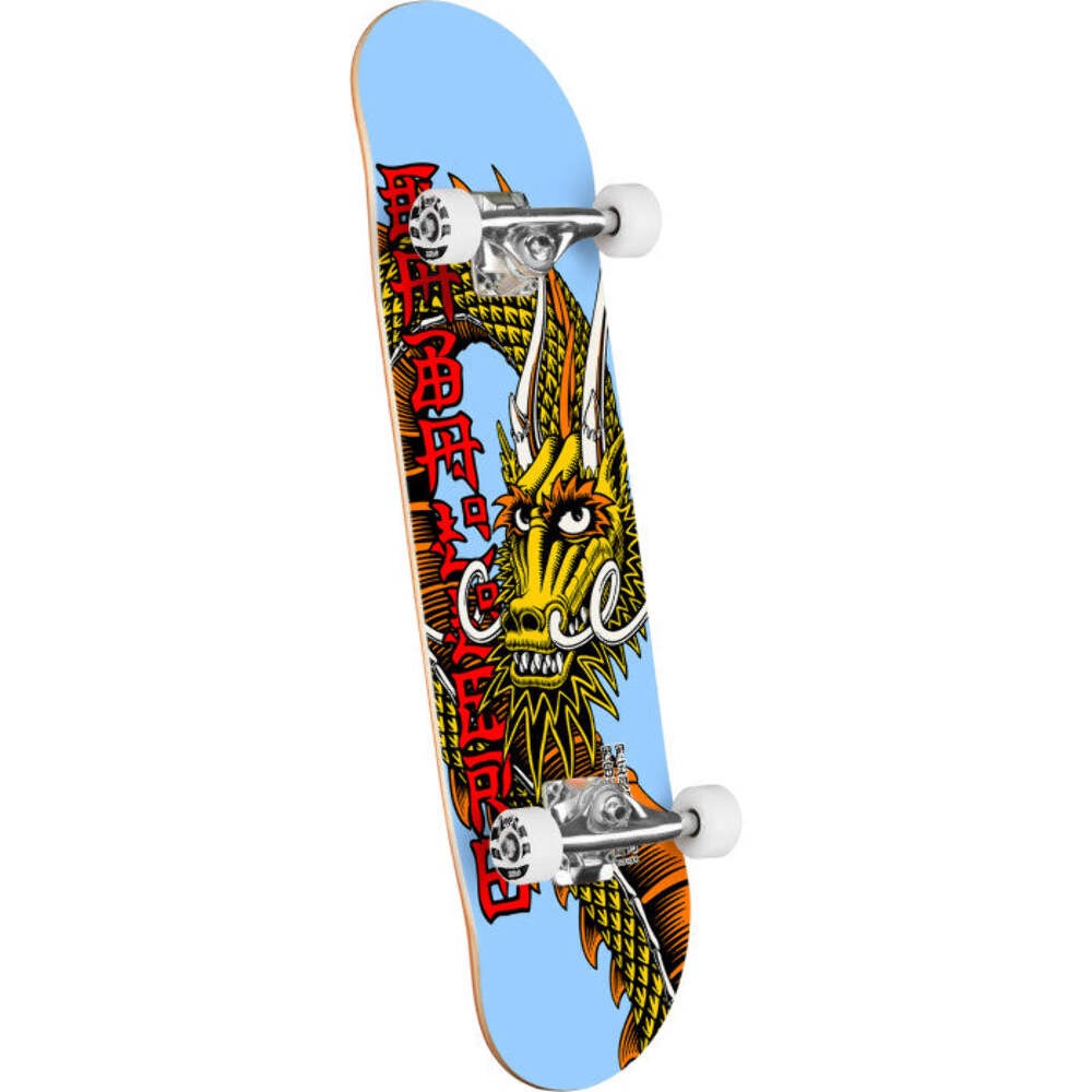 Powell Peralta Caballero Chinese Dragon Light Blue 7.5