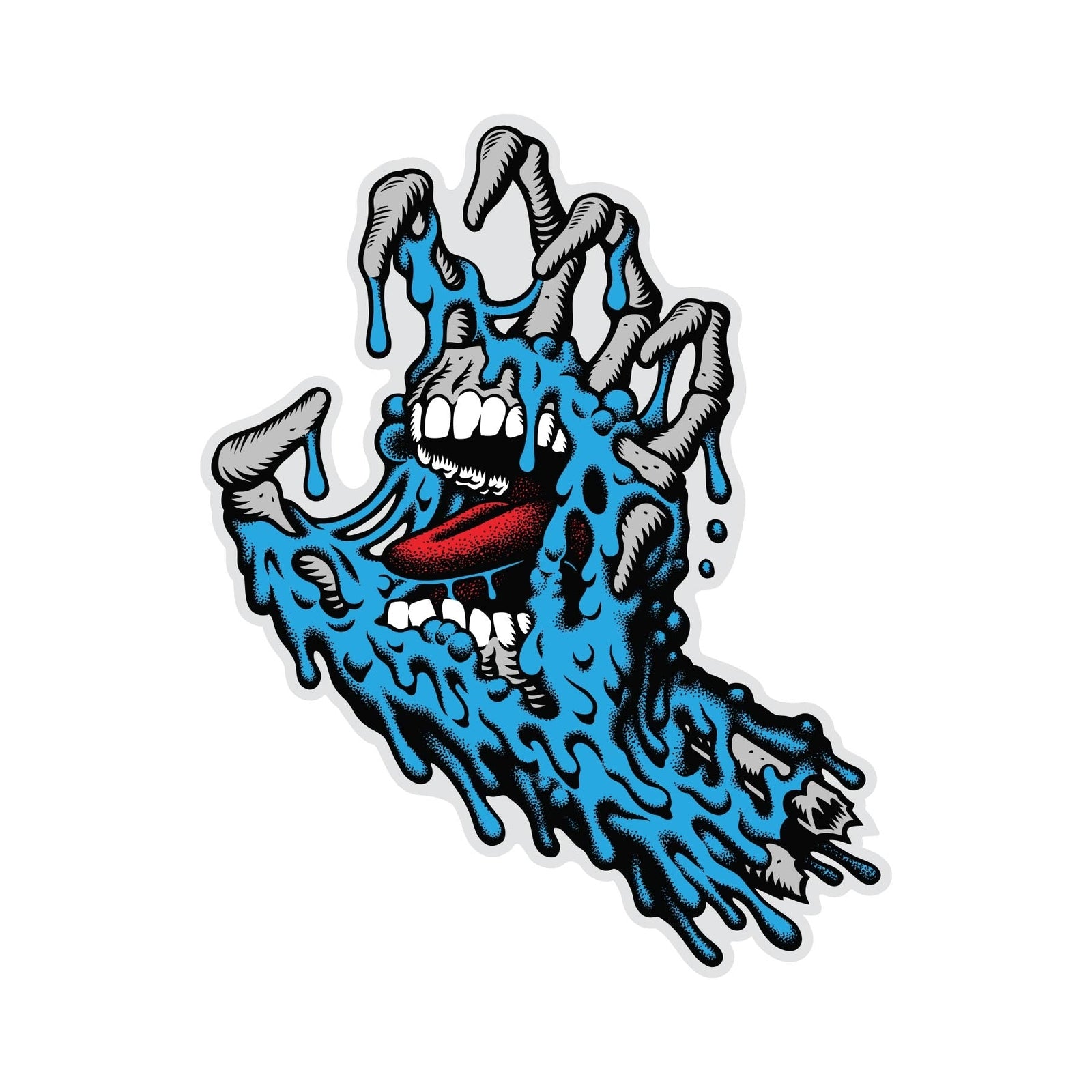 Santa Cruz Melting Hand Sticker – The Dark Slide