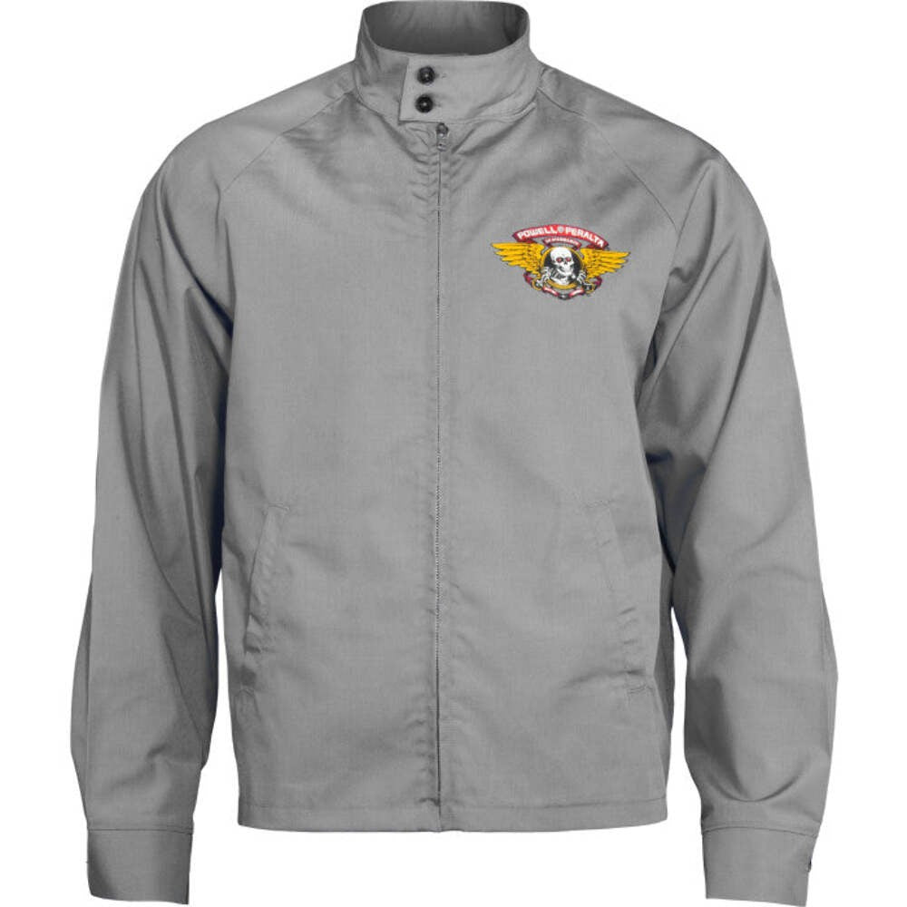 Powell Peralta Winged Ripper Postal Grey Gas Jacket