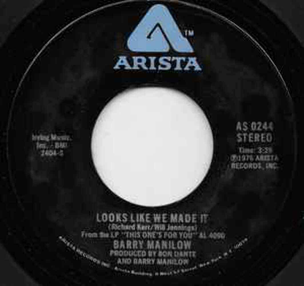 Barry Manilow – Looks Like We Made It / New York City Rhythm (Live Version) Viny