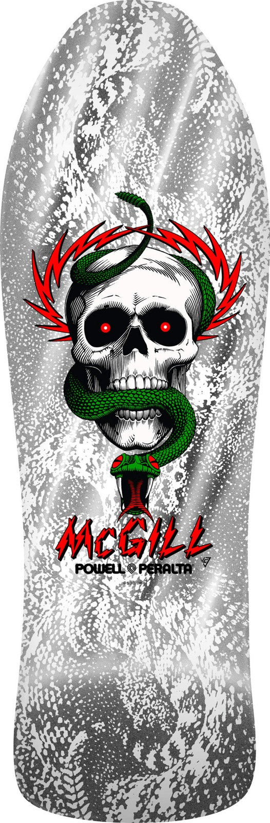 Powell Peralta Mike McGill Skull Snake Bones Brigade Series 17 White Skateboard