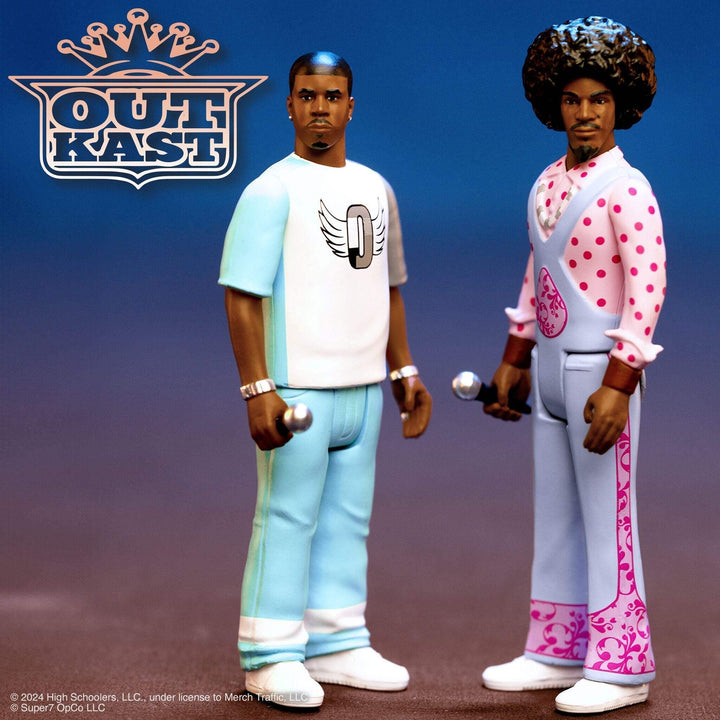 Super7 x Outkast - Andre 3000 - Big Boi (Big Boi & Dre Present) ReAction Figures