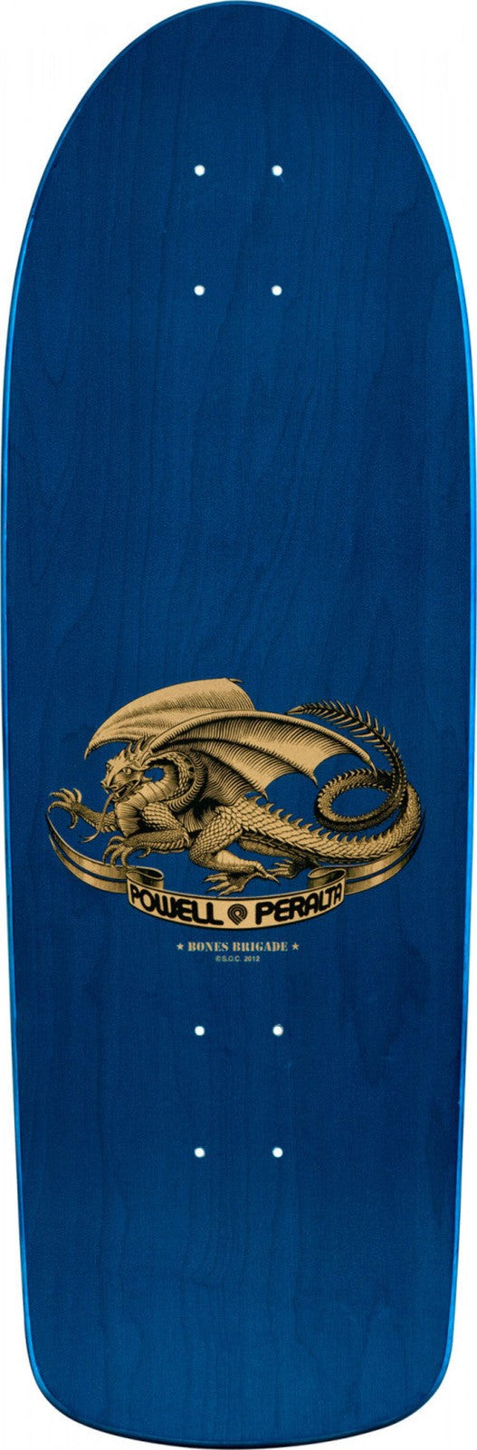 Powell Peralta Tony Hawk Skull Bones Brigade Series 2 Blue Skateboard Deck
