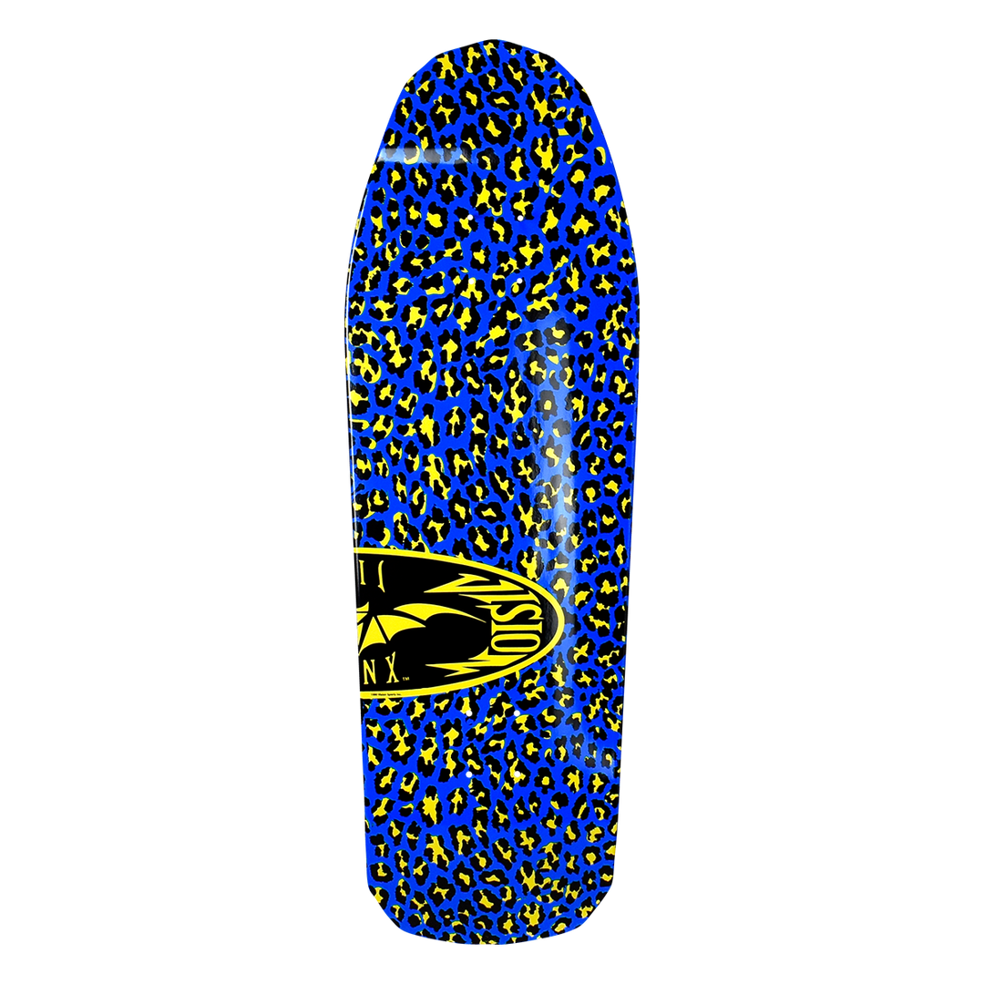 VISION JINX LEOPARD OVAL 10" SKATEBOARD DECK