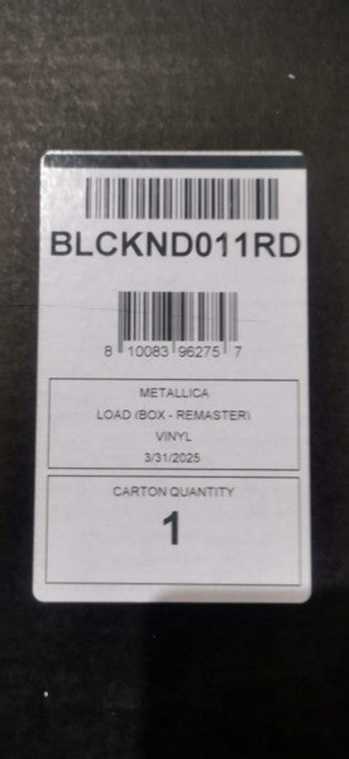 Metallica - Load [Deluxe Box Set] 6x Vinyl Records 16x CDs 4x DVDs