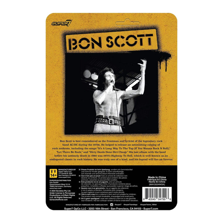 Super7 x BON SCOTT - LEOPARD PRINT - ReAction Figure