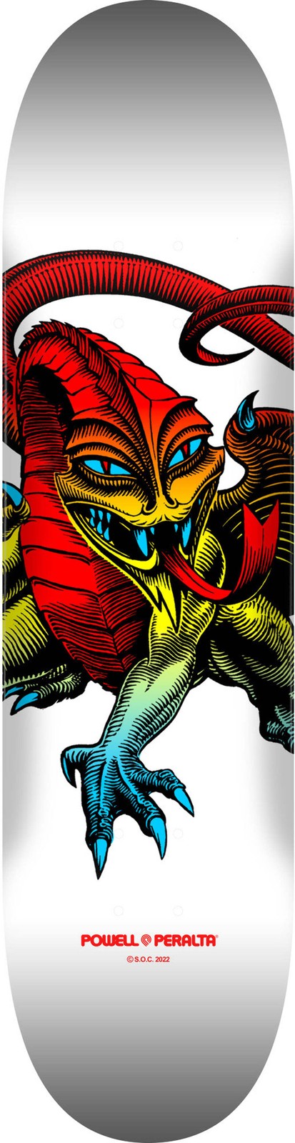 Powell Peralta Steve Caballero Dragon Yellow Fade / White 8.75" Skateboard Deck