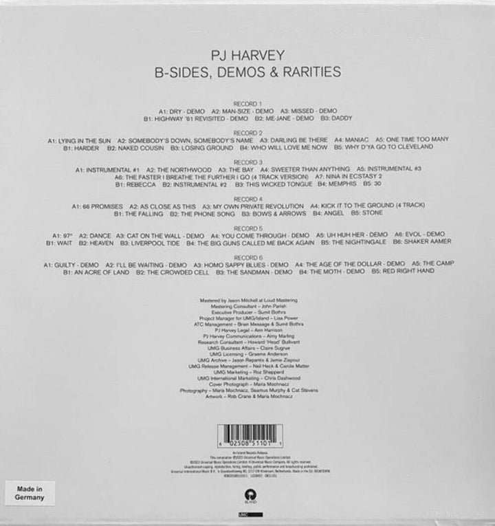 PJ Harvey - B-Sides, Demos & Rarities [180G] 6x Vinyl LP Record Box Set
