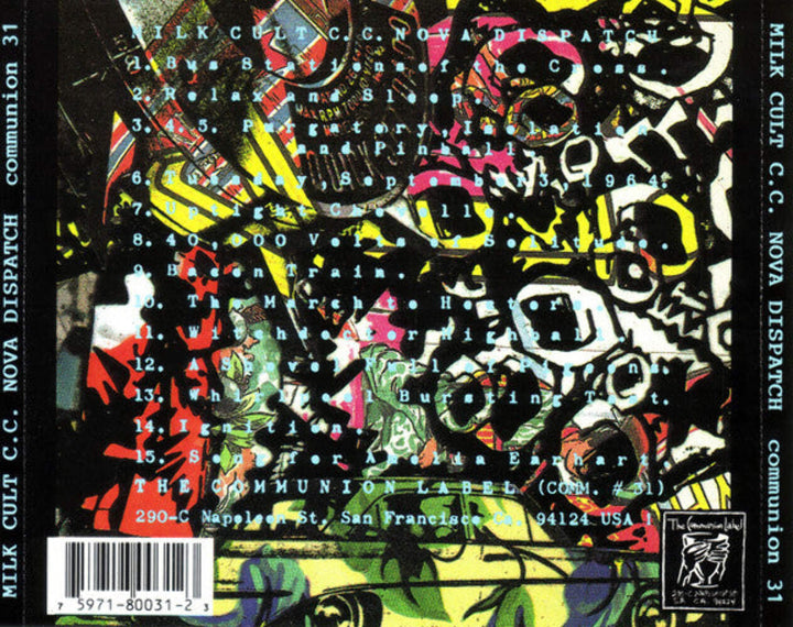 C.C. Nova – Milk Cult Dispatch CD