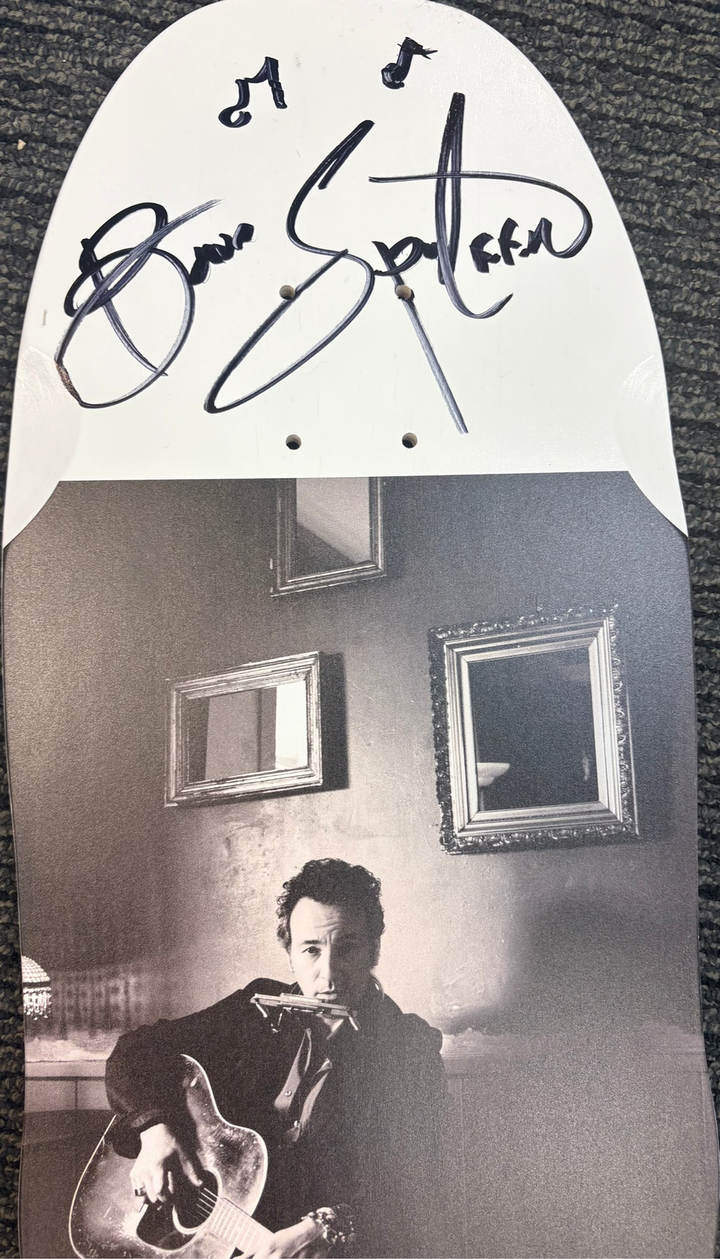 Street Plant Bruce Springsteen [Autographed] 3x Skateboard Deck Set (Mike Vallel