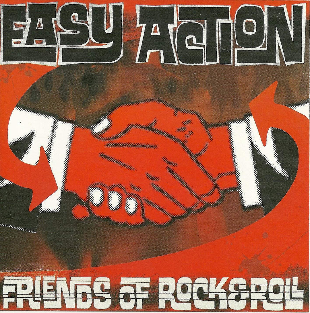 Easy Action - Friends Of Rock And Roll White Splatter On Black Color Vinyl LP Re