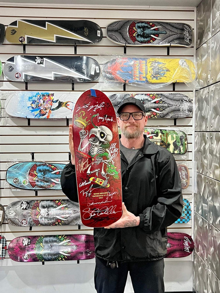 Powell Peralta Bones Brigade Experience 2025 Signed Skateboard Deck Hawk Cab Mul