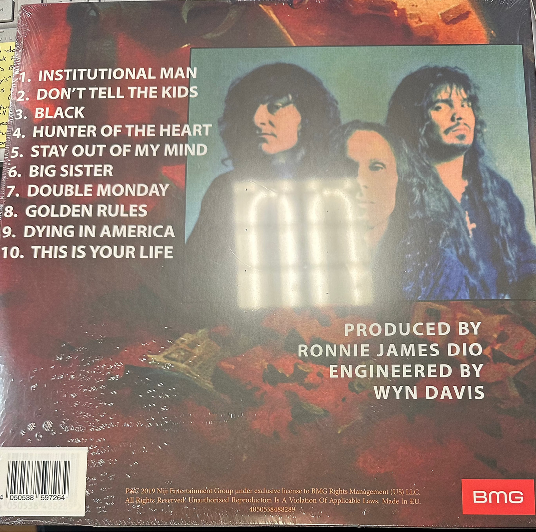 Dio – Angry Machines [Remastered 180 Gram] Vinyl Lp Record