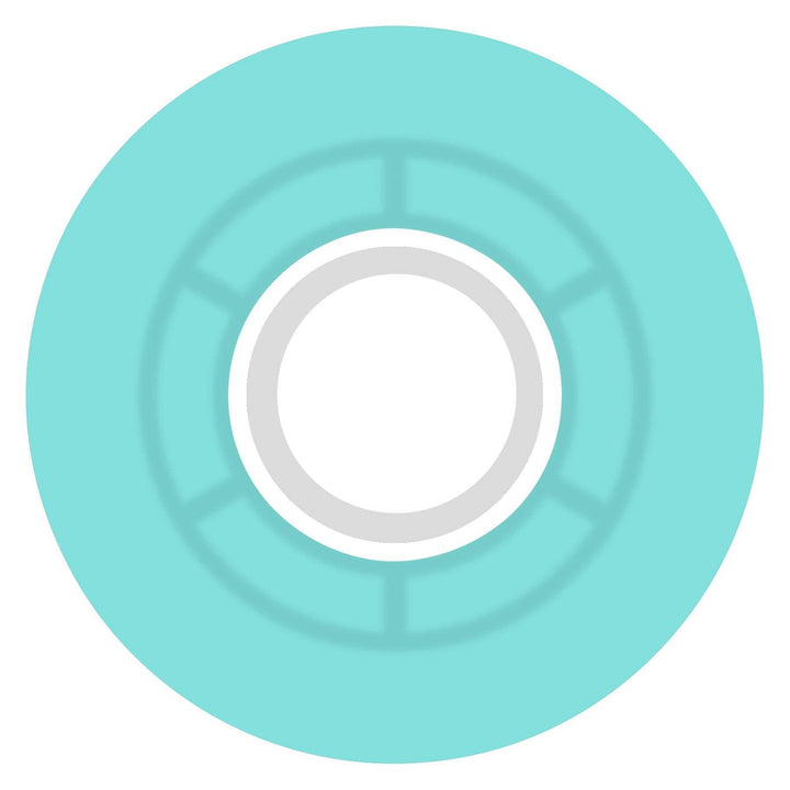 Ricta Clouds Transparent Aqua White 57mm 78a Skateboard Wheels