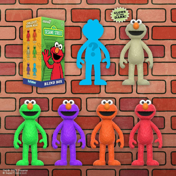 Super7 x Sesame Street - Elmo - Wave 04 - Individual Blind Box Toy