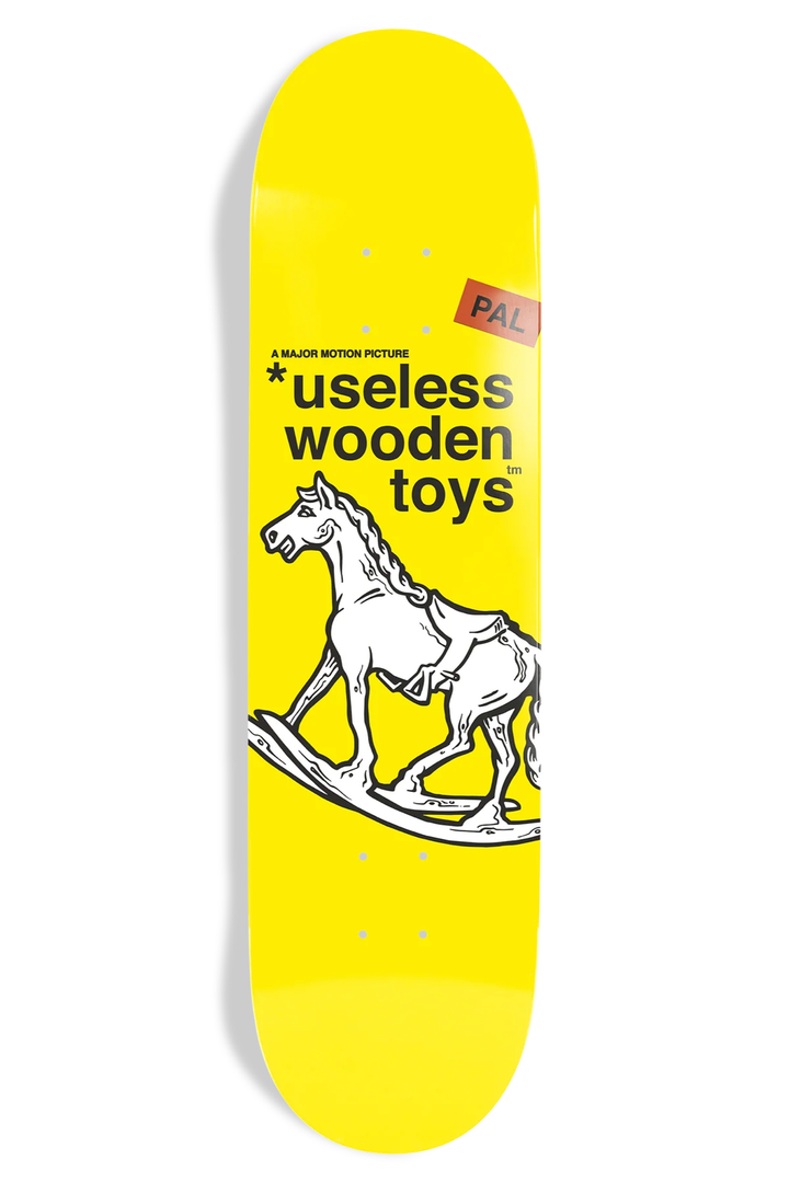 New Deal Useless Wooden Toys PAL 8.25" Skateboard Deck
