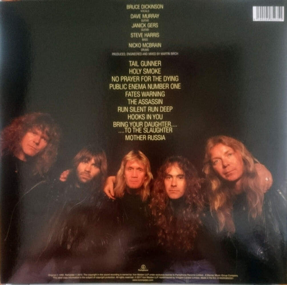 Iron Maiden ‎– No Prayer For The Dying Vinyl LP Record