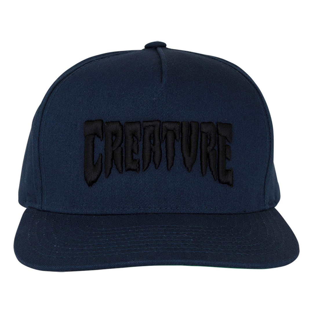 Creature Mono Logo Snapback Structured Hat