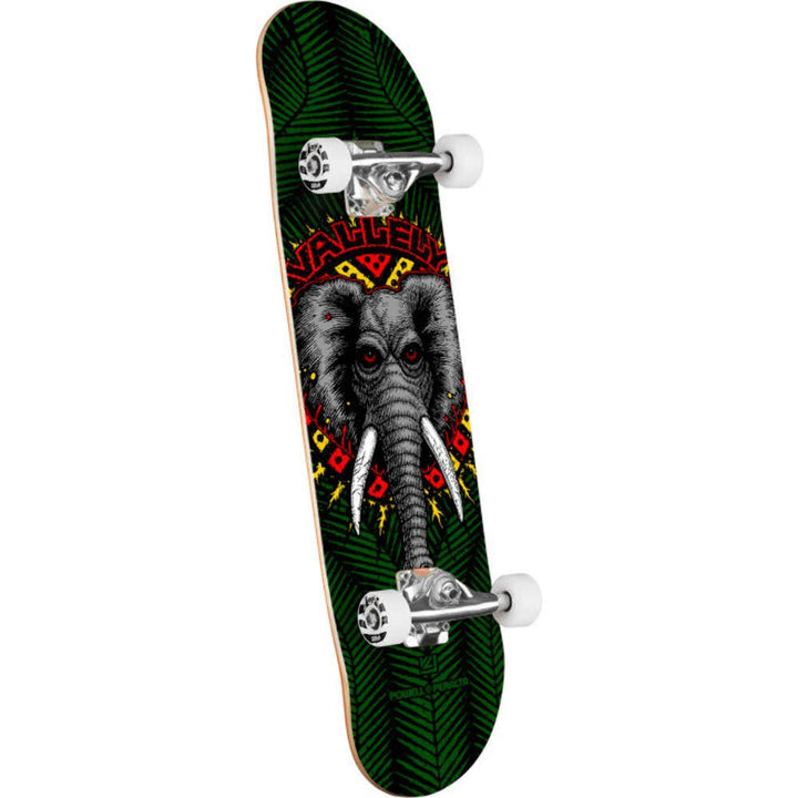 Powell Peralta Mike Vallely Elephant Green [Autographed] 7.5" Complete Skateboar