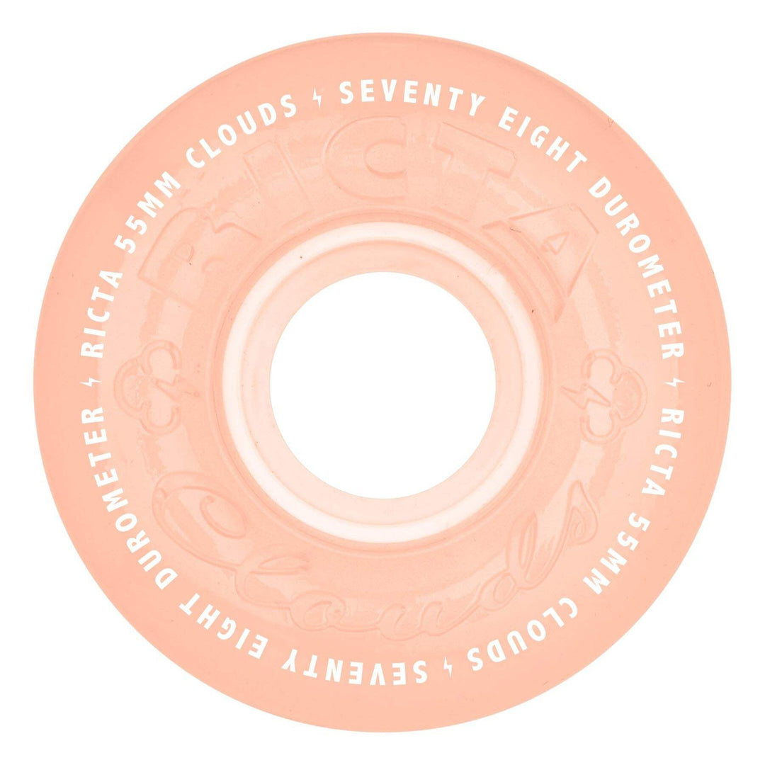 Ricta Clouds GITD Red 55mm 78a Skateboard Wheels