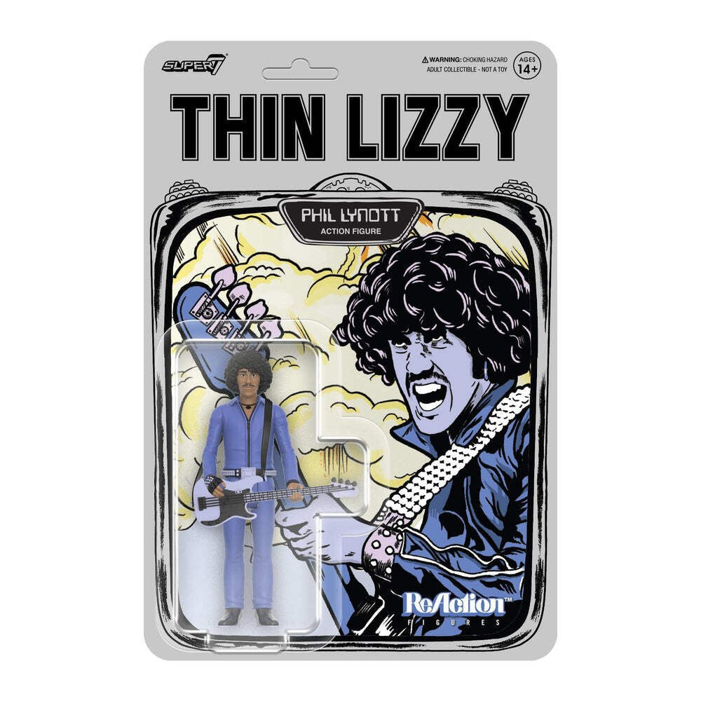 Super7 X Thin Lizzy Phil Lynott (Jailbreak) Reaction Figure – The