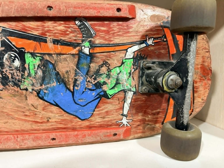 H-Street Matt Hensley "Pole Swinger" Original 80s USED Complete Skateboard