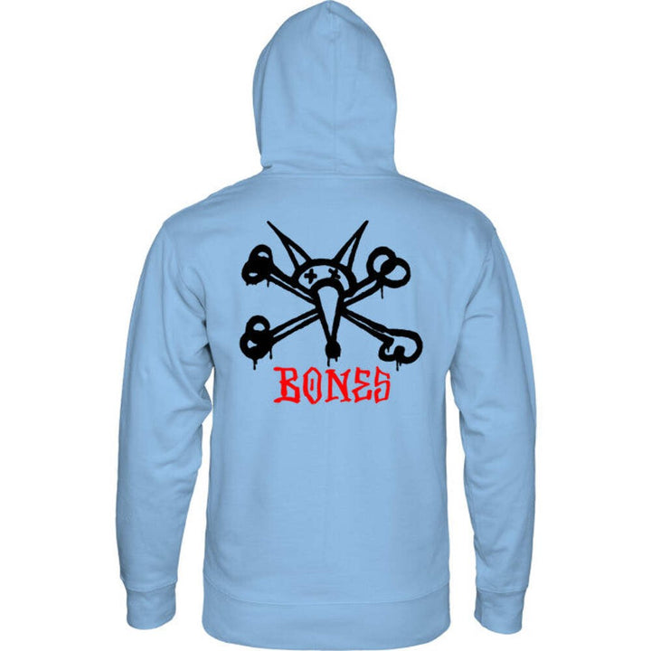Powell Peralta Rat Bones Aqua Mid Weight Hooded Sweatshirt