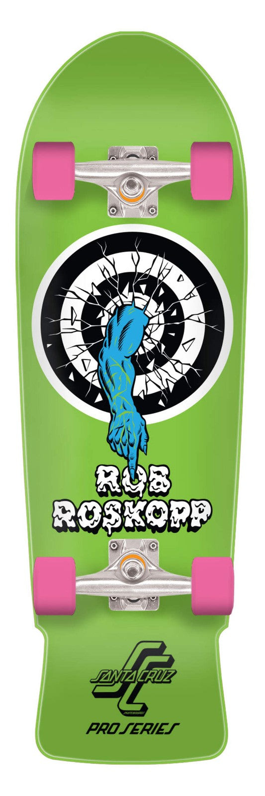 Santa Cruz Roskopp One Cruiser 10" Complete Skateboard