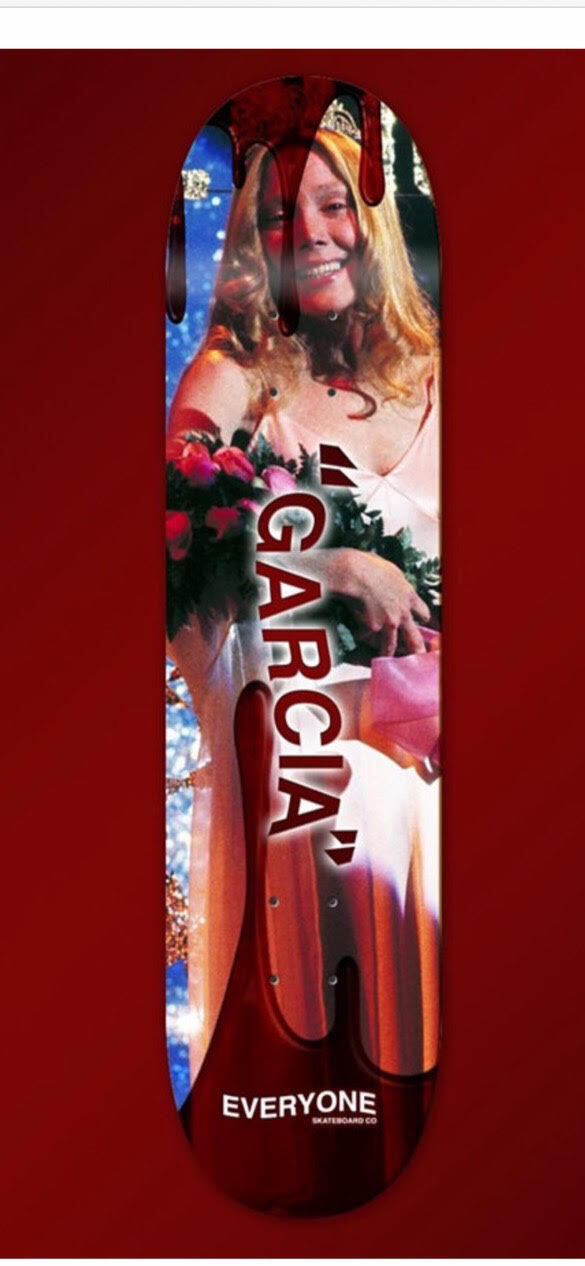 Everyone Skateboard Co Al Garcia "Carrie" LTD Hand #'d 8.25" Skateboard Deck