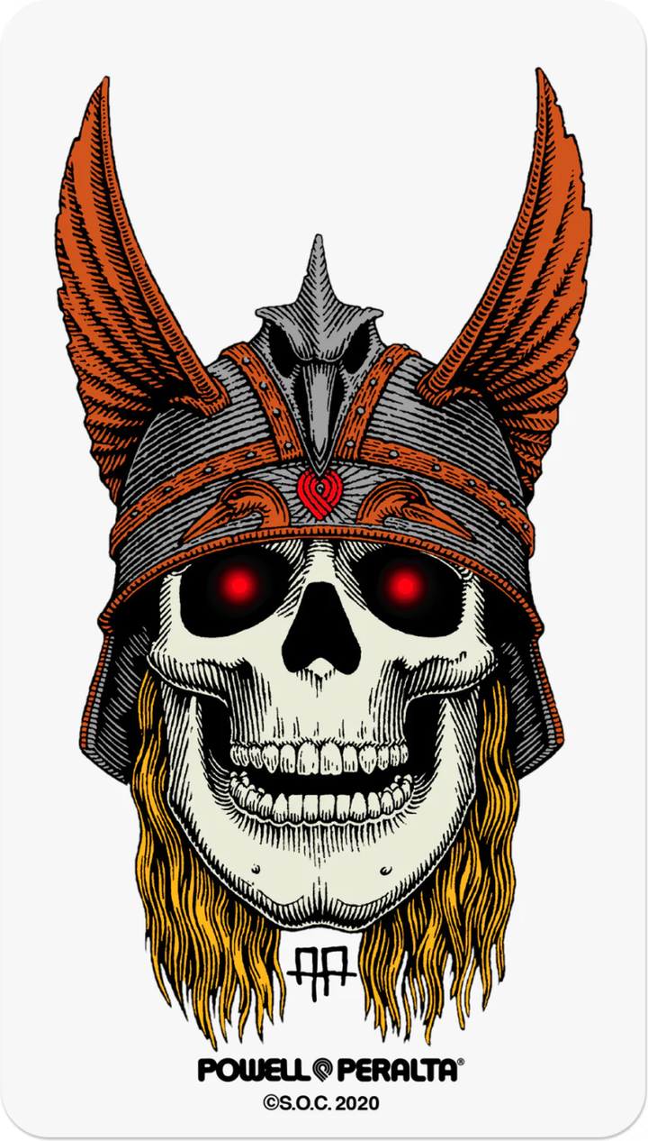 Powell Peralta Andy Anderson Skull 6" Skateboard Sticker 10 Pack