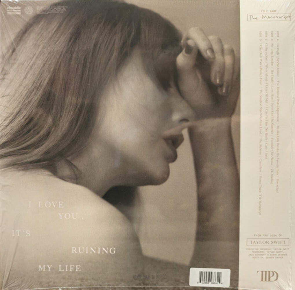 Taylor Swift – The Tortured Poets Department 2x (Ghosted White Color Vinyl) LP R