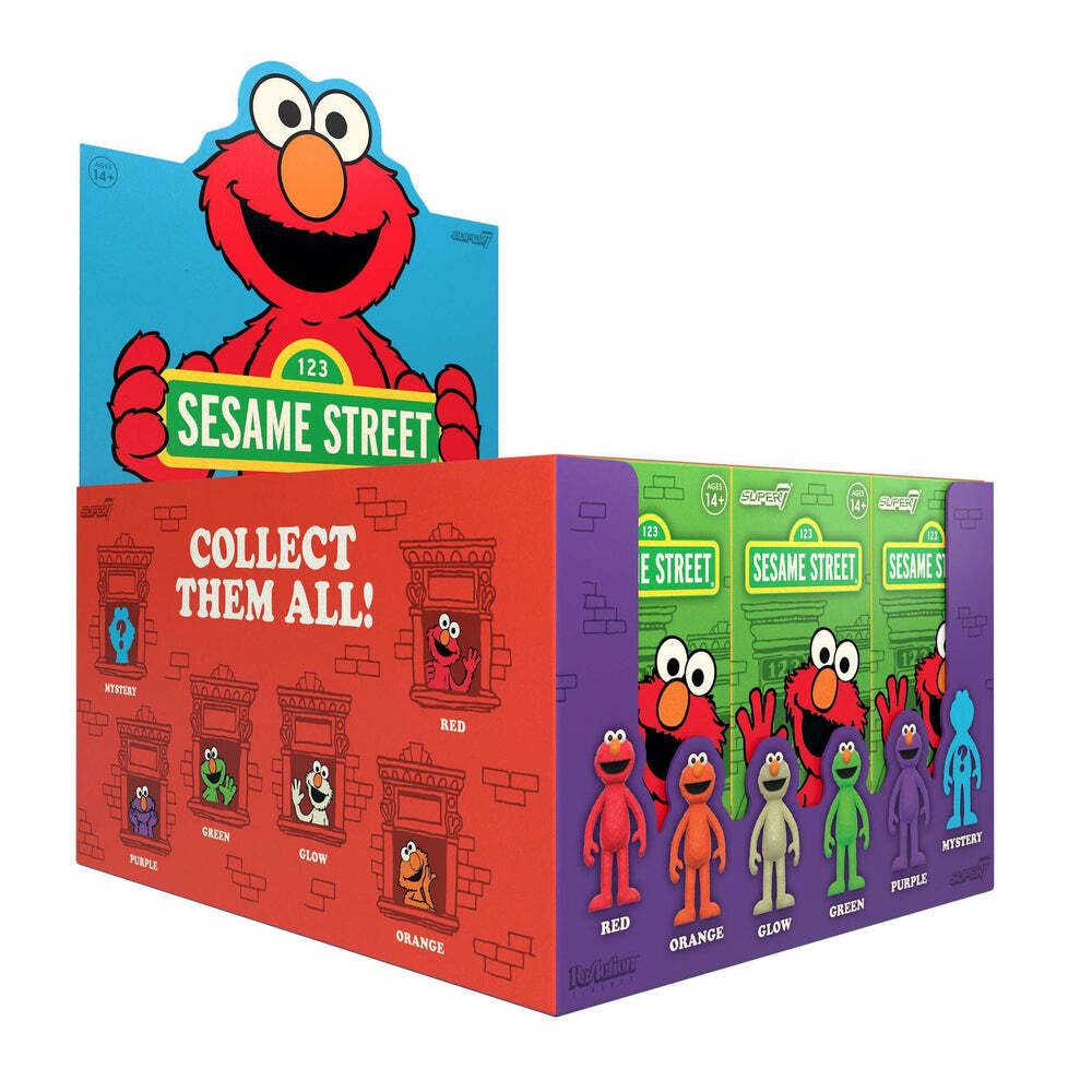 Super7 X Sesame Street - Elmo - Wave 04 - Blind Box Flat – The