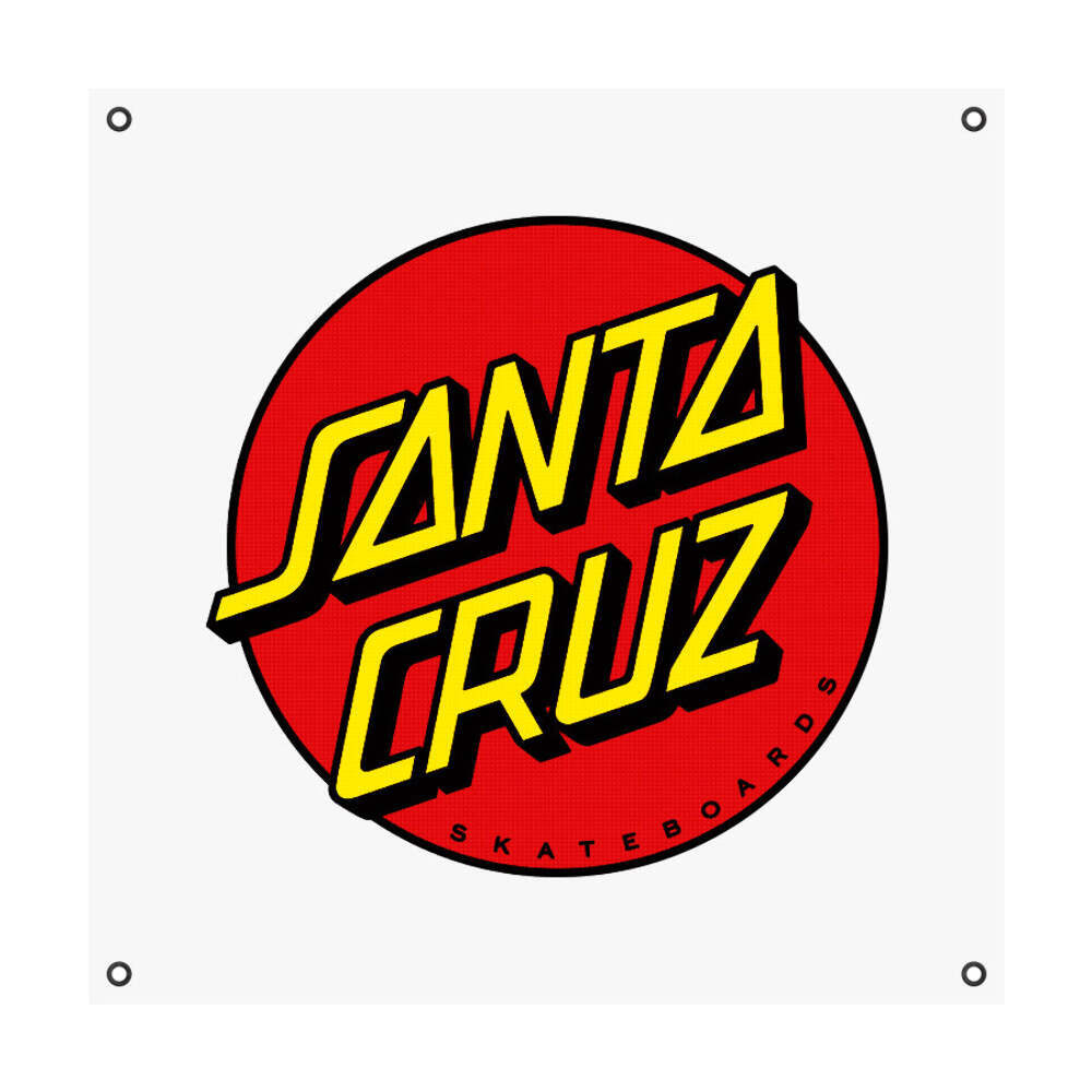 Santa Cruz Classic Dot 36" x 36" Banner