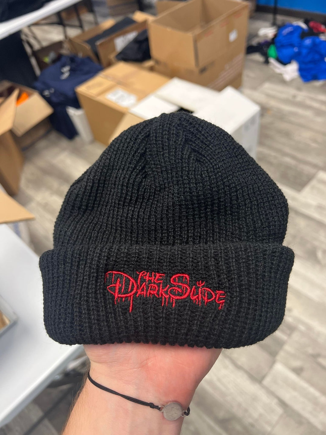 The Dark Slide "Mouse Blood" Large Knit Beanie