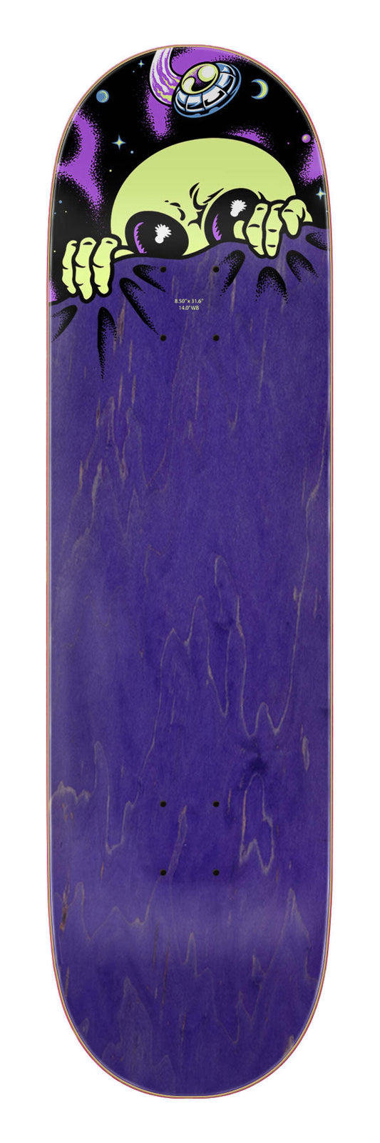 Santa Cruz Knibbs Invasion Hand 8.5" Skateboard Deck