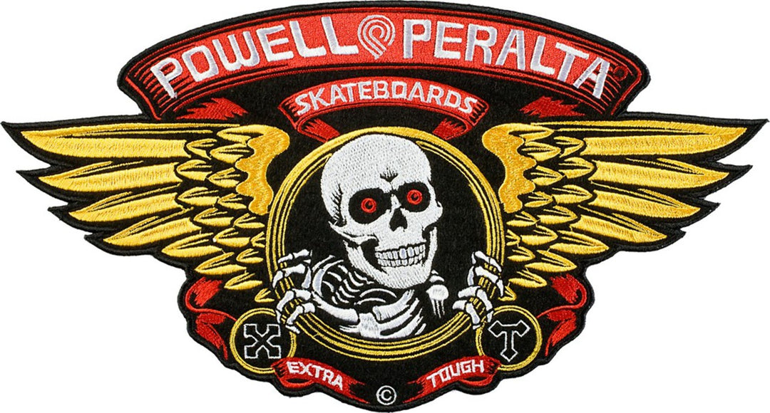 Powell Peralta Winged Ripper Large 12" Skateboard Patch