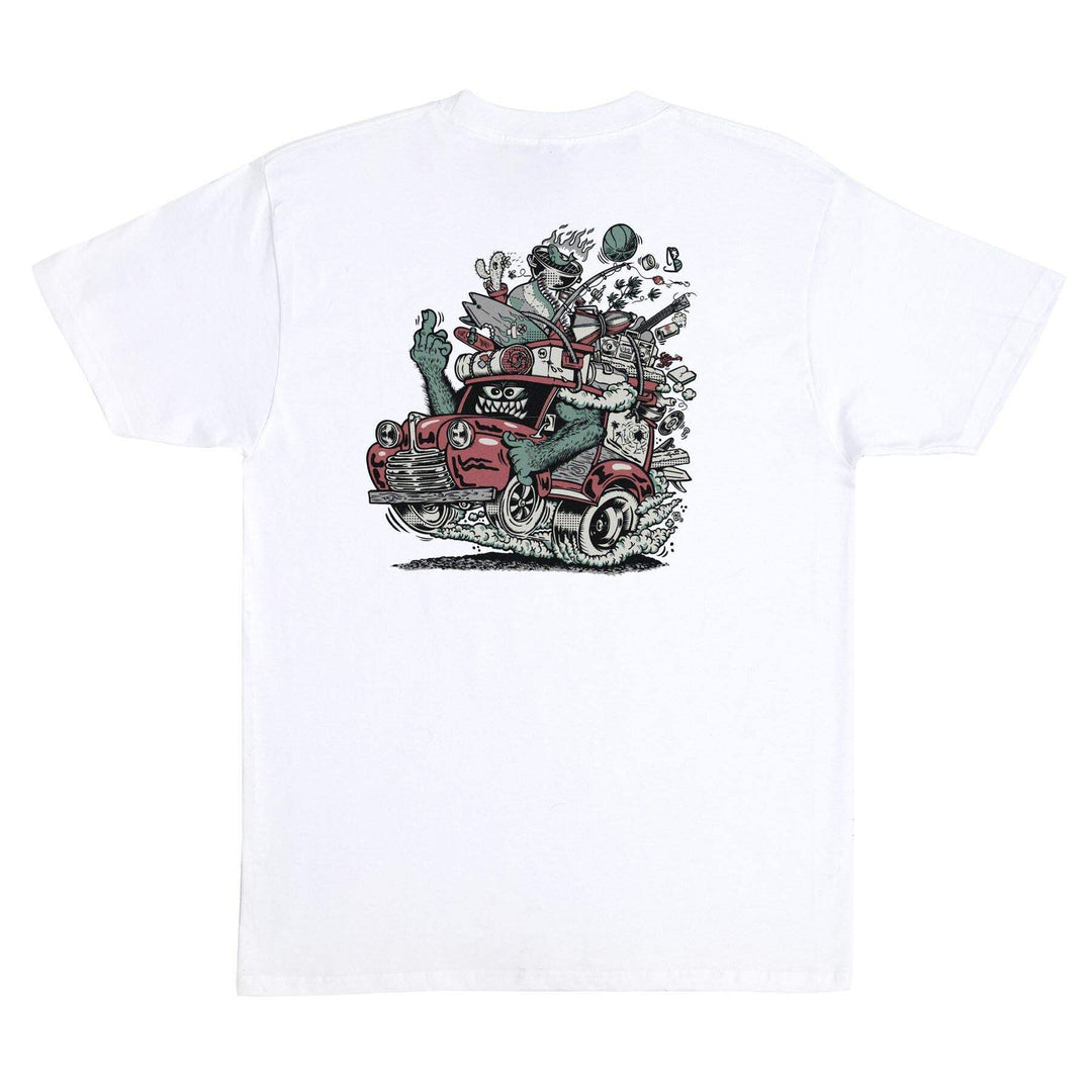 Santa Cruz Johnson Beast Wagon Stripes T-Shirt