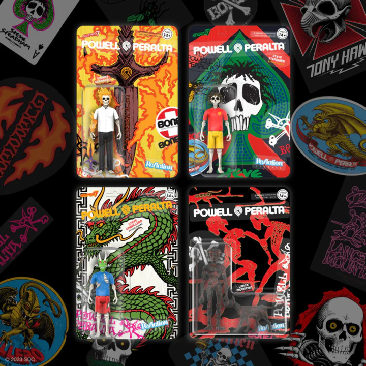 Super7 x Powell Peralta Tommy Guerrero Wave 3 ReAction Figure
