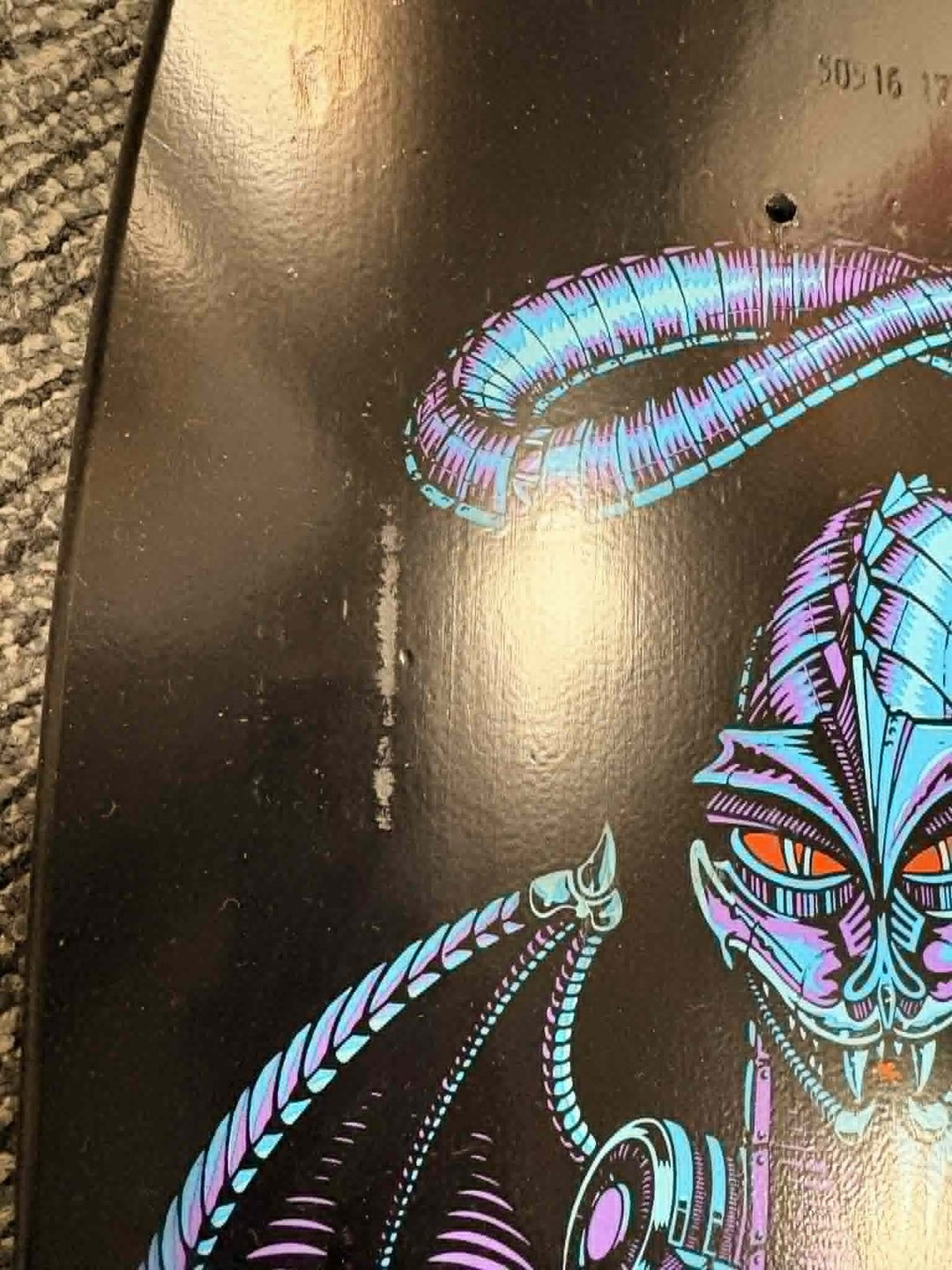 Powell Peralta Steve Caballero Mechanical Dragon Black 10" Skateboard Deck