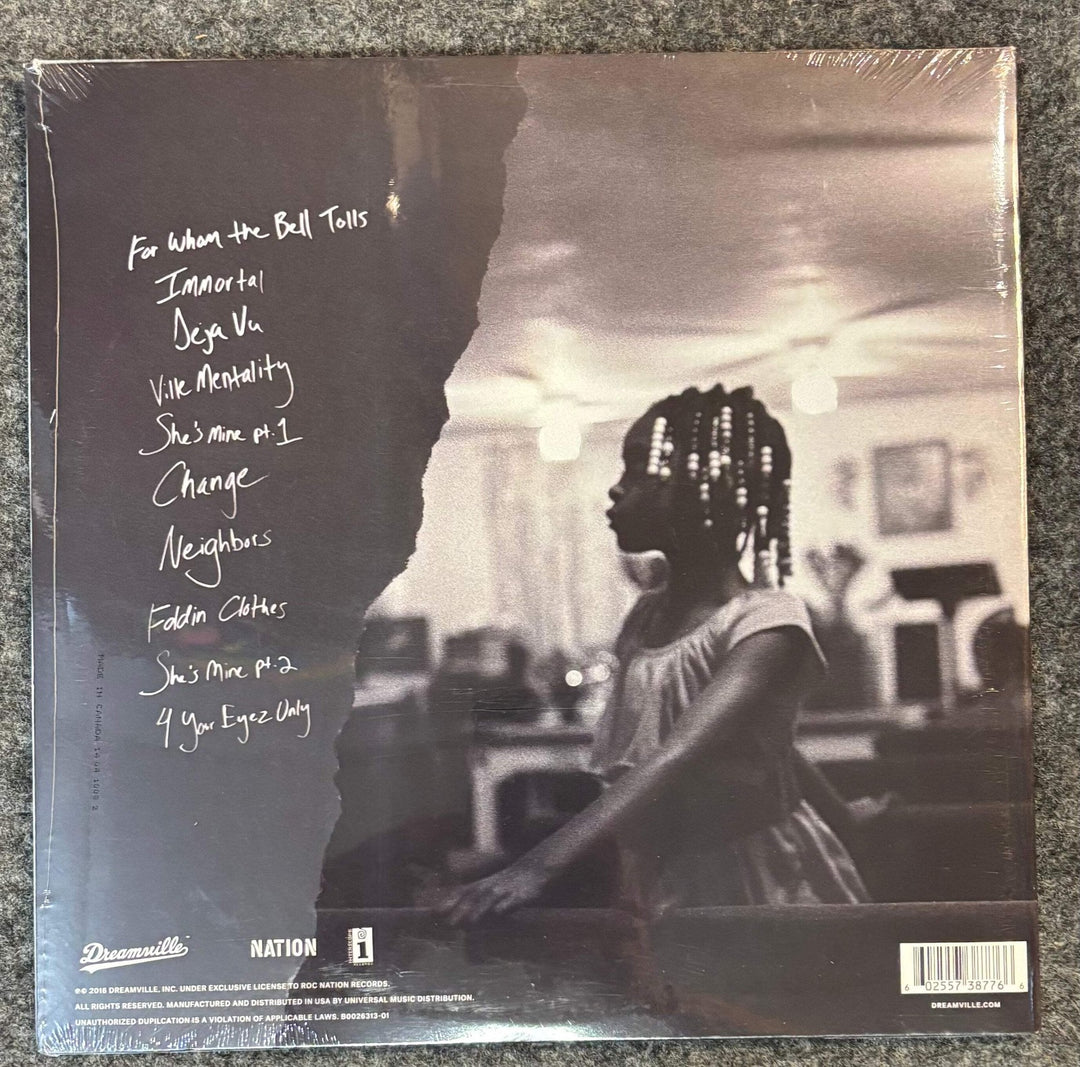 J. COLE – 4 YOUR EYEZ ONLY Vinyl LP Record
