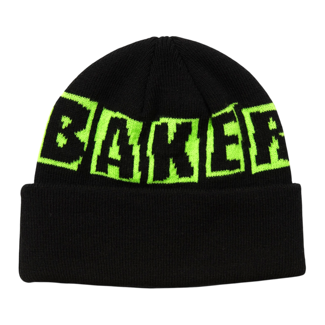 Baker "Logo" (Black/Green) Beanie