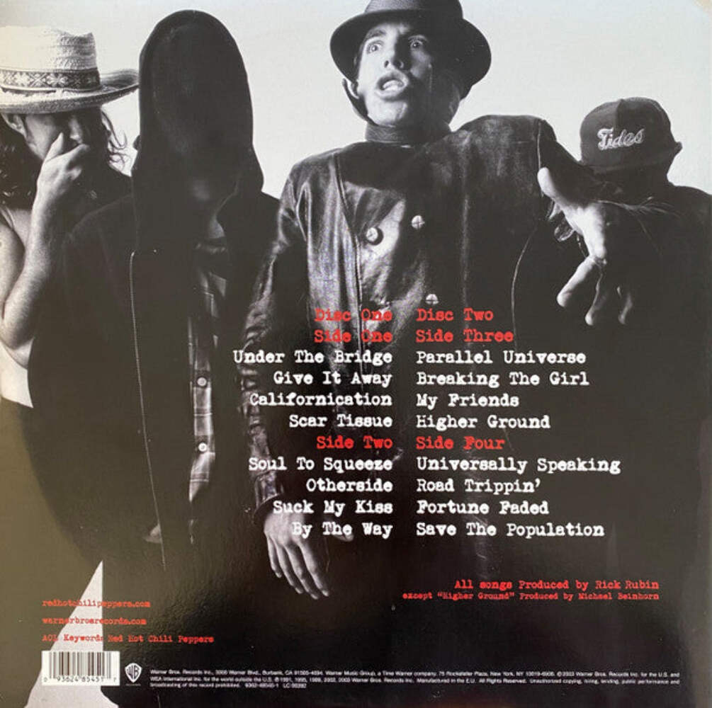 Red Hot Chili Peppers – Greatest Hits 2x Vinyl LP Record
