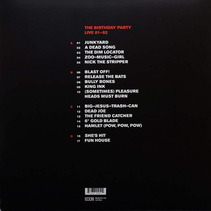 The Birthday Party - Live 81-82 Vinyl LP Record