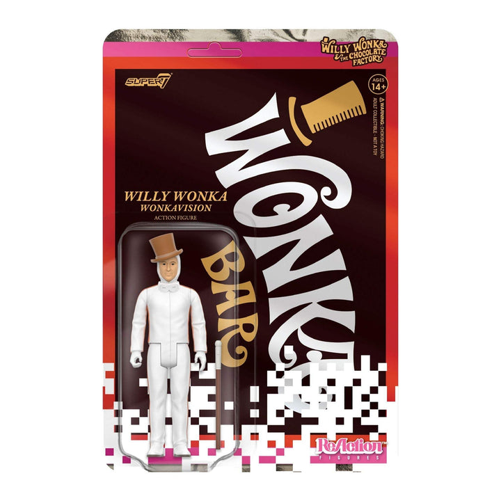Super7 x WILLY WONKA & THE CHOCOLATE FACTORY - Willy Wonka (White Suit) ReAction