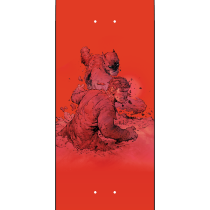 WELCOME X BATMAN KNOCKOUT 8.25" SKATEBOARD DECK