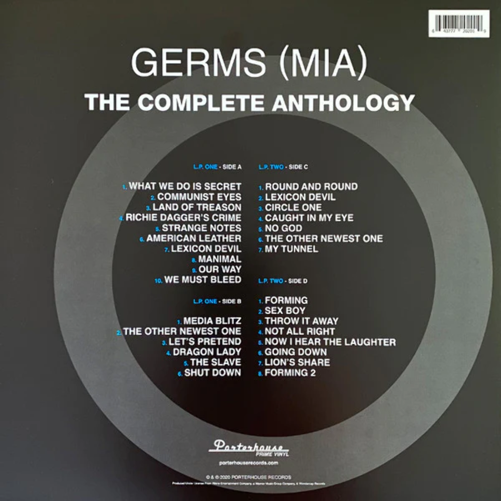 Germs, The - MIA: The Complete Anthology Vinyl LP Record